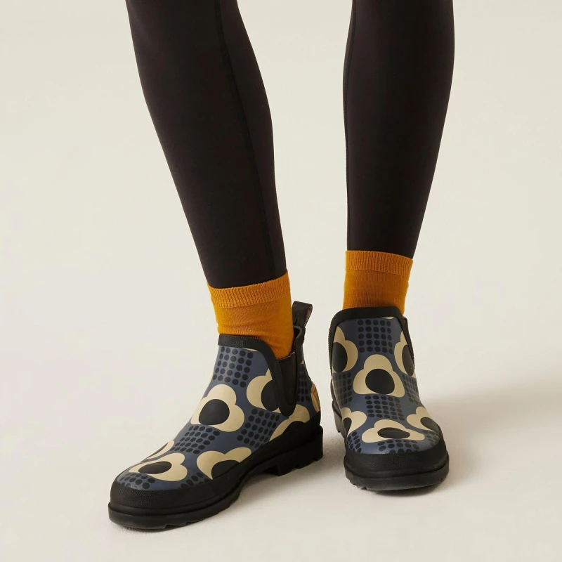 Image of Regatta Orla Kiely Welly Mid Wellingtons UK 4 RainCloudGry 01016392240