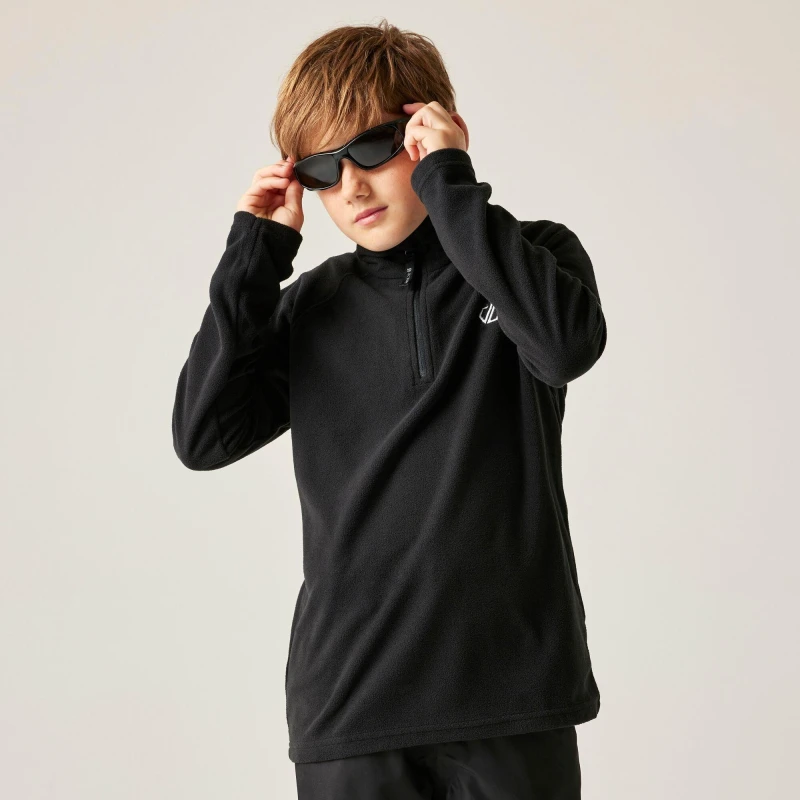 Image of Dare 2b Freehand Half Zip Fleece - Black C11-C12yrs