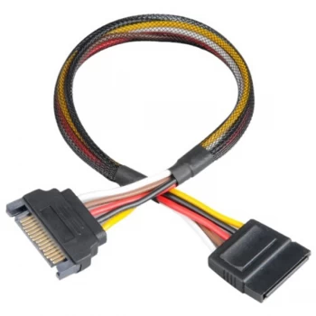 Image of Akasa SATA Power Cable Extension, Male to Female, 30cm