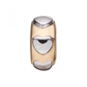 Image of Ladies Christina Sterling Silver Sterling Silver Love Stopper Bead Charm