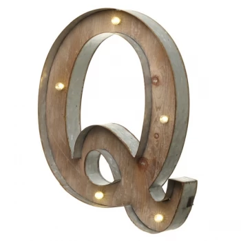 Image of Q With LED Letter By Heaven Sends