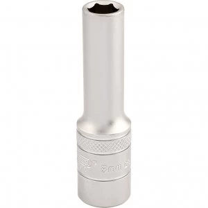 Image of Draper 3/8" Drive Satin Finish Deep Hexagon Socket Metric 3/8" 8mm