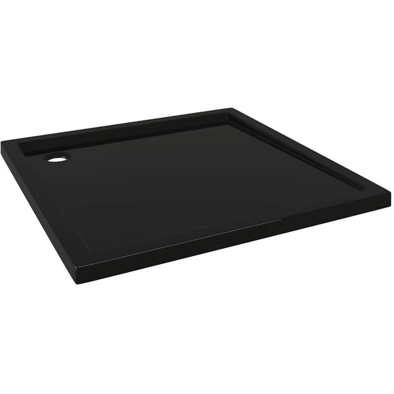 Image of VIDAXL Square abs Shower Base Tray Black 80x80cm Vidaxl 8720286206188