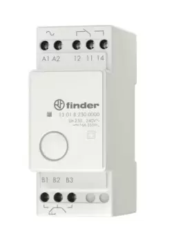 Image of Finder, 230V ac Coil Non-Latching Relay SPDT, 16A Switching Current DIN Rail Single Pole, 13.01.8.230.0000