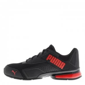 Image of Puma Leader VT Nubuck Mens Trainers - BLACK/RED