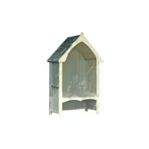 Image of Balsam Arbour Garden Arch Seat Approx 4 x 2 Feet