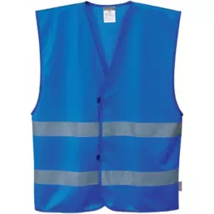 Image of F474 - Royal Blue Sz XXL/3XL Hi-Vis Iona Safety Vest Visibility Reflective - Royal Blue - Portwest