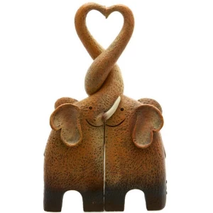 Image of Elephant Family Resin Ornament