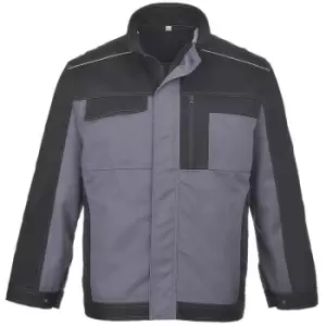 Image of Portwest - TX33GGRM - sz M Hamburg Jacket - Graphite Grey