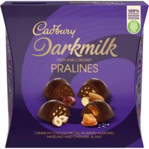 Image of Cadbury Darkmilk Pralines Gift Box 236g