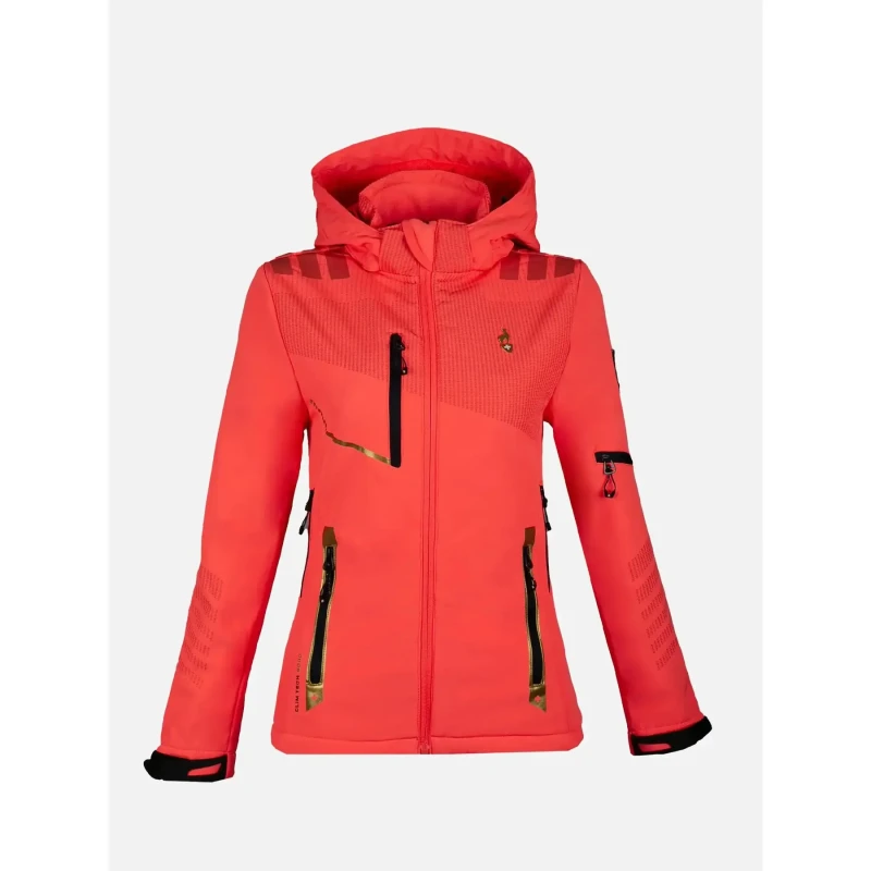Image of Womens waterproof jacket Aulp Fecla Rose Female M