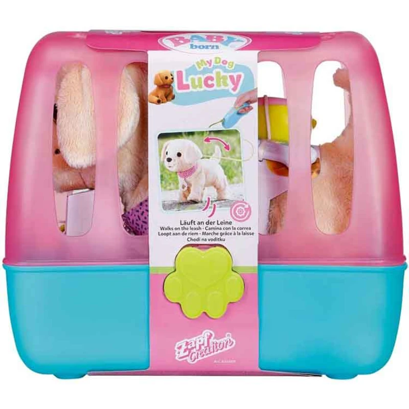 Image of Baby Born Baby Born My Dog Lucky with Bow