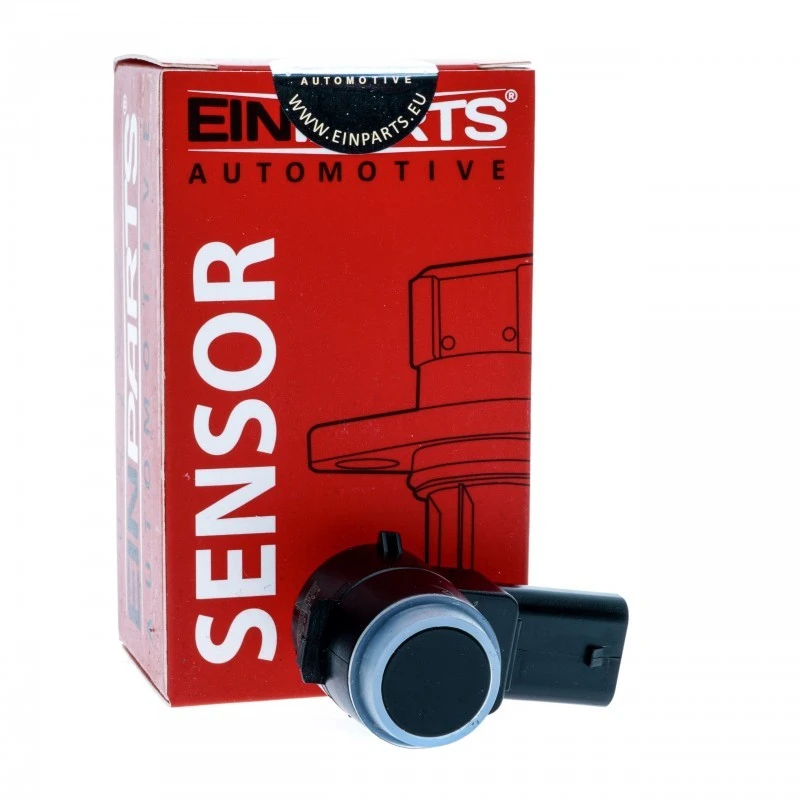 Image of EINPARTS EPS0014 Parking Sensors Front and Rear, black, Ultrasonic Sensor PA 66 GF 30 Sensor,parking distance sensor (2412)