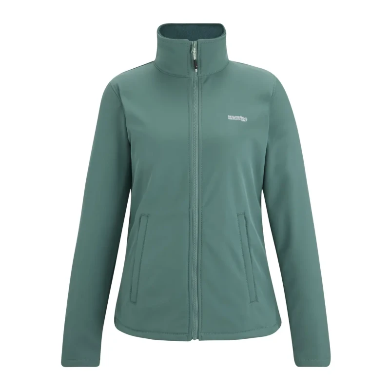 Image of Womens windbreaker Regatta Connie V Softshell Vert Female 38