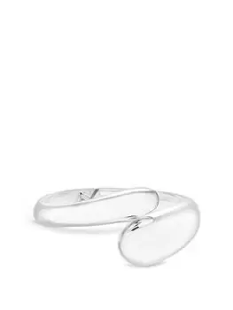 Image of Mood Silver Polished Sculpted Cuff Bracelet