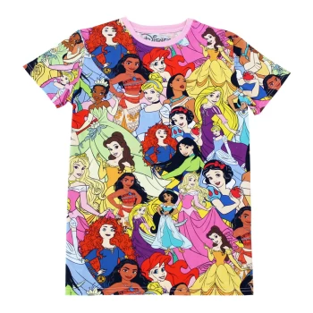 Image of Cakeworthy Disney Princess AOP T-Shirt - S