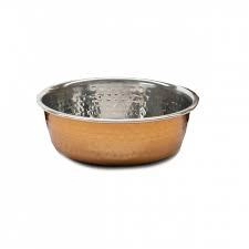 Image of Rosewood Hammered Copper Pet Bowl 470ml