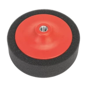 Image of Sealey PTC/CH/M14-P Buff & Polishing Foam Head Ø150 x 50mm M14 x 2mm Black/Soft