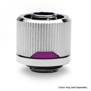 Image of EK Water Blocks EK-Torque STC 12/16mm Soft Tubing Compression Fitting - Nickel