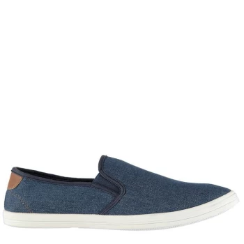 Image of Slazenger Ari Slip On Trainers Mens - Navy