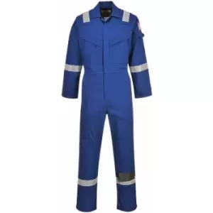 Image of Portwest FR50 Royal Blue Sz M Regular Flame Resistant Anti-Static Boiler Suit Coverall Overall