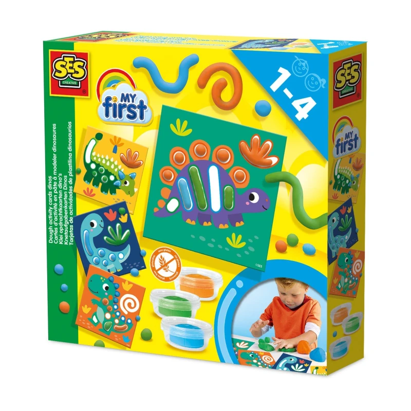 Image of SES Creative My first - Dough activity cards dinos Multi unisex One Size
