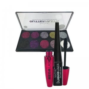 Image of Technic Unicorn Glitter Eye Shadow Palette Trio