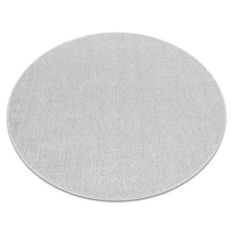 Image of RugsX Casablanca Loom Rug in Silver Size: 150cm diameter Silver Unisex 150cm diameter
