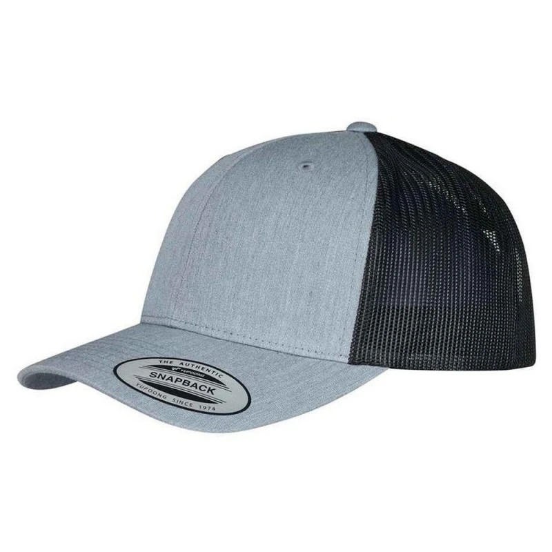 Image of Flexfit Flexfit Men Two Tone Trucker Cap in Grey Grey One Size Male 5063574057608