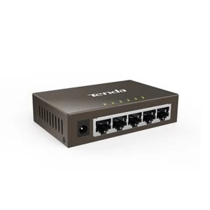 Image of Tenda TEG1005D 5-Port Metal Cased Gigabit Desktop Switch UK Plug