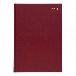 Image of Office 2019 Diary Day to A Page A4 Red 941050