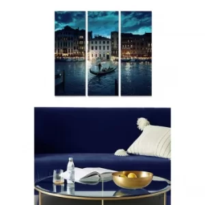 Image of MDF306672434 Multicolor Decorative MDF Painting (3 Pieces)