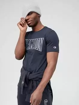 Image of Champion Bookstore T-Shirt, Dark Blue Greish, Male, T-Shirts, 217172