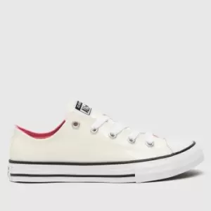 Image of Converse Silver All Star Lo Millennium Girls Junior Trainers