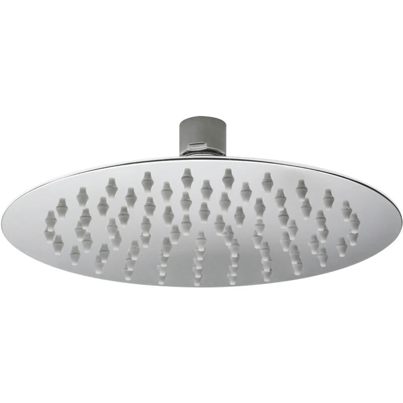 Image of HUDSON REED Round Fixed Shower Head 200mm Diameter - Chrome - Hudson Reed a3082