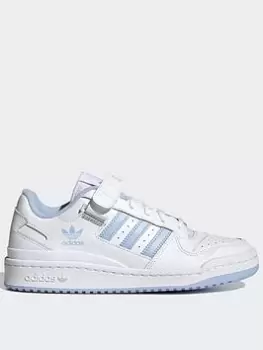 Image of adidas Originals Forum Low - White/Blue, Size 5, Women