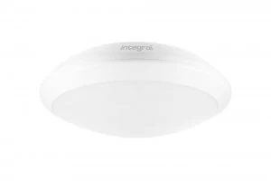 Image of LED Flush Ceiling Light Bulkhead 24W 4000K 2500lm IK10 Matt White IP66