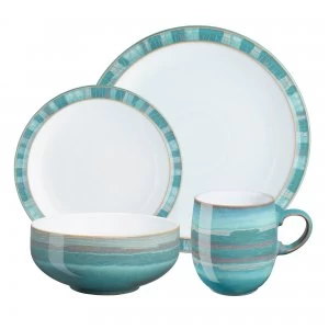 Image of Denby Azure Coast 4 Piece Tableware Set