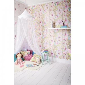 Image of Woodland Fairies Wallpaper