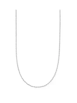 Image of ChloBo Dainty Rope Chain 925 Sterling Silver Necklace, One Colour, Women