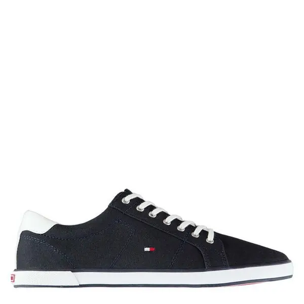 Image of Tommy Hilfiger 1D Canvas Trainers - Blue 6