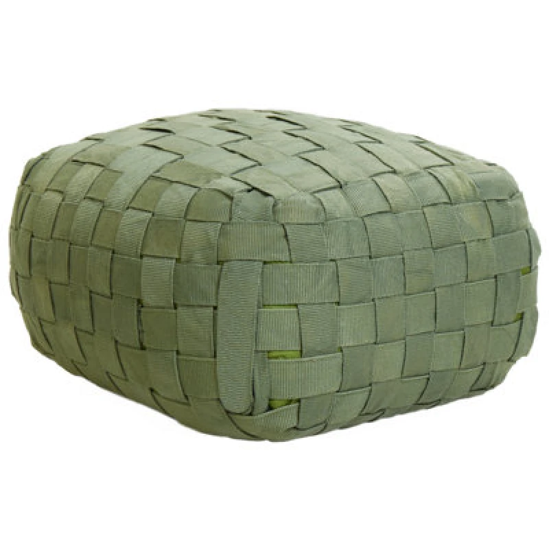 Image of Beliani Pouffe Bodla Synthetic Material Green