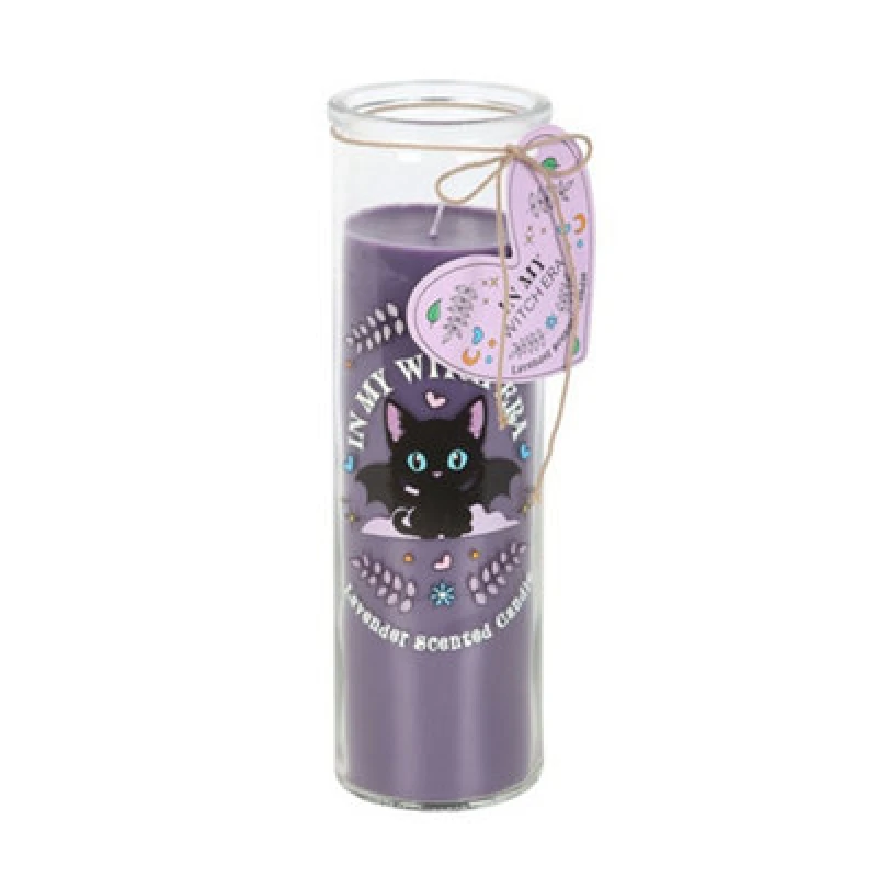 Image of Something Different Something Different Of Whiskers and Wings Lavender Tube Candle in Purple Purple One Size Unisex 5063852075577
