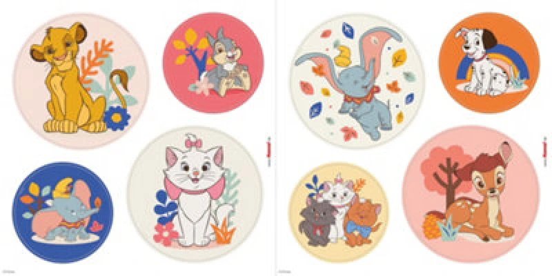 Image of Komar Disney Characters Better Together Self-Adhesive Window Stickers