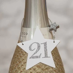 Image of Milestones Star Wine Bottle Tag - 21