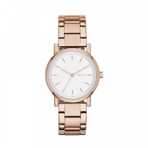 Image of DKNY White And Rose 'Soho' Fashion Watch - NY2344
