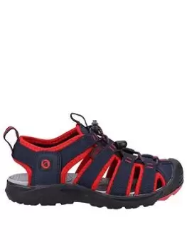 Image of Cotswold Marshfield Recycled Sandal Unisex Navy/Red UK Size 1