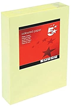 Image of 5 Star Coloured Copier Paper Multifunctional Ream-Wrapped 80gsm A4 Green 500 Sheets