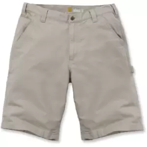 Image of Carhartt Mens Rugged Flex Rigby Cotton Dungaree Work Shorts Waist 30' (76cm)