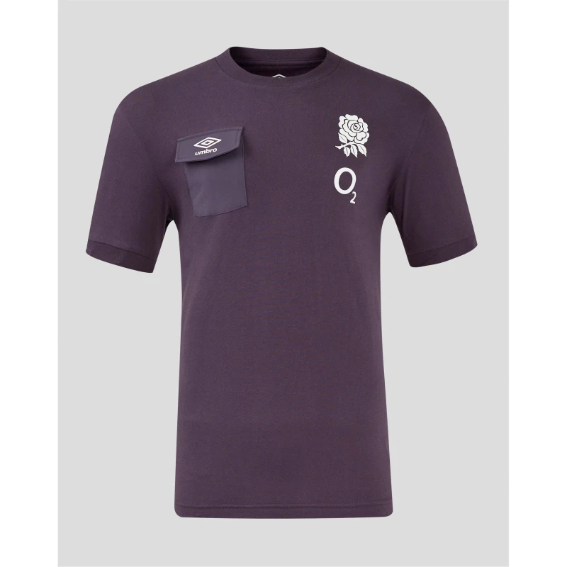 Image of Umbro England Presentation Shirt 2024 Adults - Purple Purple S
